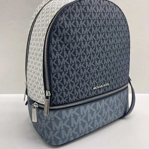 MICHAEL KORS Rhea Md Zip Color-Block Signature Logo Backpack
ADMIRL MULTI
NWT - Picture 6 of 16